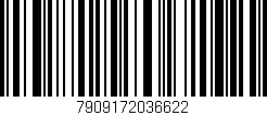 Código de barras (EAN, GTIN, SKU, ISBN): '7909172036622'