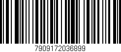 Código de barras (EAN, GTIN, SKU, ISBN): '7909172036899'