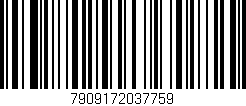 Código de barras (EAN, GTIN, SKU, ISBN): '7909172037759'