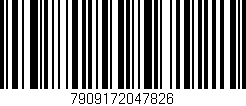 Código de barras (EAN, GTIN, SKU, ISBN): '7909172047826'