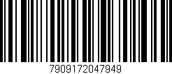 Código de barras (EAN, GTIN, SKU, ISBN): '7909172047949'