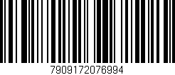 Código de barras (EAN, GTIN, SKU, ISBN): '7909172076994'