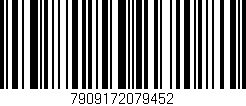 Código de barras (EAN, GTIN, SKU, ISBN): '7909172079452'