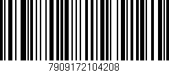 Código de barras (EAN, GTIN, SKU, ISBN): '7909172104208'