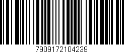 Código de barras (EAN, GTIN, SKU, ISBN): '7909172104239'