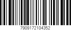 Código de barras (EAN, GTIN, SKU, ISBN): '7909172104352'