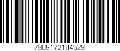 Código de barras (EAN, GTIN, SKU, ISBN): '7909172104529'