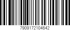 Código de barras (EAN, GTIN, SKU, ISBN): '7909172104642'