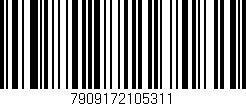Código de barras (EAN, GTIN, SKU, ISBN): '7909172105311'