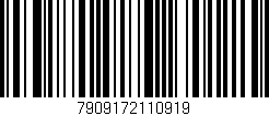 Código de barras (EAN, GTIN, SKU, ISBN): '7909172110919'