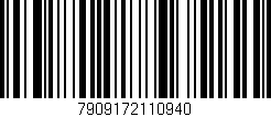 Código de barras (EAN, GTIN, SKU, ISBN): '7909172110940'