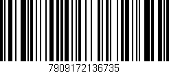 Código de barras (EAN, GTIN, SKU, ISBN): '7909172136735'