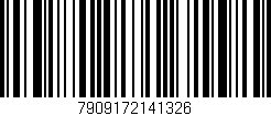 Código de barras (EAN, GTIN, SKU, ISBN): '7909172141326'