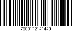 Código de barras (EAN, GTIN, SKU, ISBN): '7909172141449'