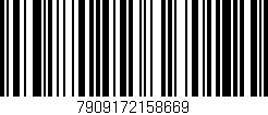 Código de barras (EAN, GTIN, SKU, ISBN): '7909172158669'