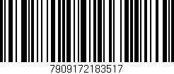 Código de barras (EAN, GTIN, SKU, ISBN): '7909172183517'