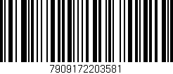Código de barras (EAN, GTIN, SKU, ISBN): '7909172203581'