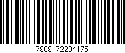 Código de barras (EAN, GTIN, SKU, ISBN): '7909172204175'