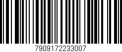 Código de barras (EAN, GTIN, SKU, ISBN): '7909172233007'