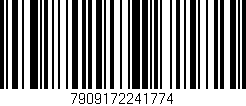 Código de barras (EAN, GTIN, SKU, ISBN): '7909172241774'