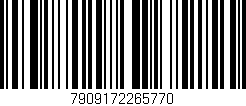 Código de barras (EAN, GTIN, SKU, ISBN): '7909172265770'