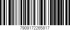 Código de barras (EAN, GTIN, SKU, ISBN): '7909172265817'