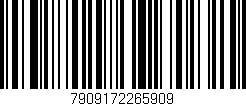 Código de barras (EAN, GTIN, SKU, ISBN): '7909172265909'