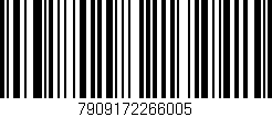 Código de barras (EAN, GTIN, SKU, ISBN): '7909172266005'