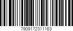 Código de barras (EAN, GTIN, SKU, ISBN): '7909172311163'