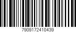 Código de barras (EAN, GTIN, SKU, ISBN): '7909172410439'