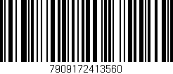 Código de barras (EAN, GTIN, SKU, ISBN): '7909172413560'