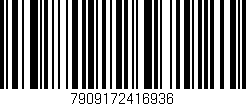 Código de barras (EAN, GTIN, SKU, ISBN): '7909172416936'