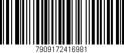 Código de barras (EAN, GTIN, SKU, ISBN): '7909172416981'