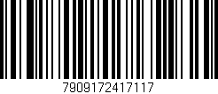 Código de barras (EAN, GTIN, SKU, ISBN): '7909172417117'