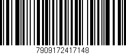Código de barras (EAN, GTIN, SKU, ISBN): '7909172417148'