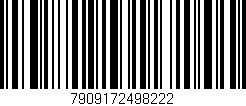 Código de barras (EAN, GTIN, SKU, ISBN): '7909172498222'