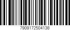 Código de barras (EAN, GTIN, SKU, ISBN): '7909172504138'