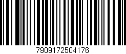 Código de barras (EAN, GTIN, SKU, ISBN): '7909172504176'