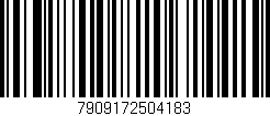 Código de barras (EAN, GTIN, SKU, ISBN): '7909172504183'