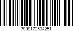 Código de barras (EAN, GTIN, SKU, ISBN): '7909172504251'