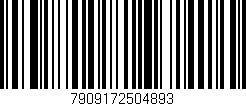 Código de barras (EAN, GTIN, SKU, ISBN): '7909172504893'