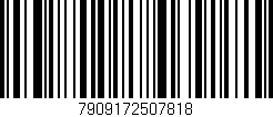 Código de barras (EAN, GTIN, SKU, ISBN): '7909172507818'