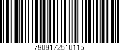 Código de barras (EAN, GTIN, SKU, ISBN): '7909172510115'