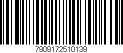 Código de barras (EAN, GTIN, SKU, ISBN): '7909172510139'
