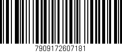 Código de barras (EAN, GTIN, SKU, ISBN): '7909172607181'