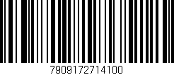 Código de barras (EAN, GTIN, SKU, ISBN): '7909172714100'