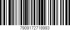 Código de barras (EAN, GTIN, SKU, ISBN): '7909172718993'