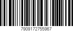 Código de barras (EAN, GTIN, SKU, ISBN): '7909172755967'