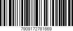Código de barras (EAN, GTIN, SKU, ISBN): '7909172781669'