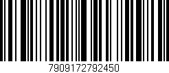 Código de barras (EAN, GTIN, SKU, ISBN): '7909172792450'